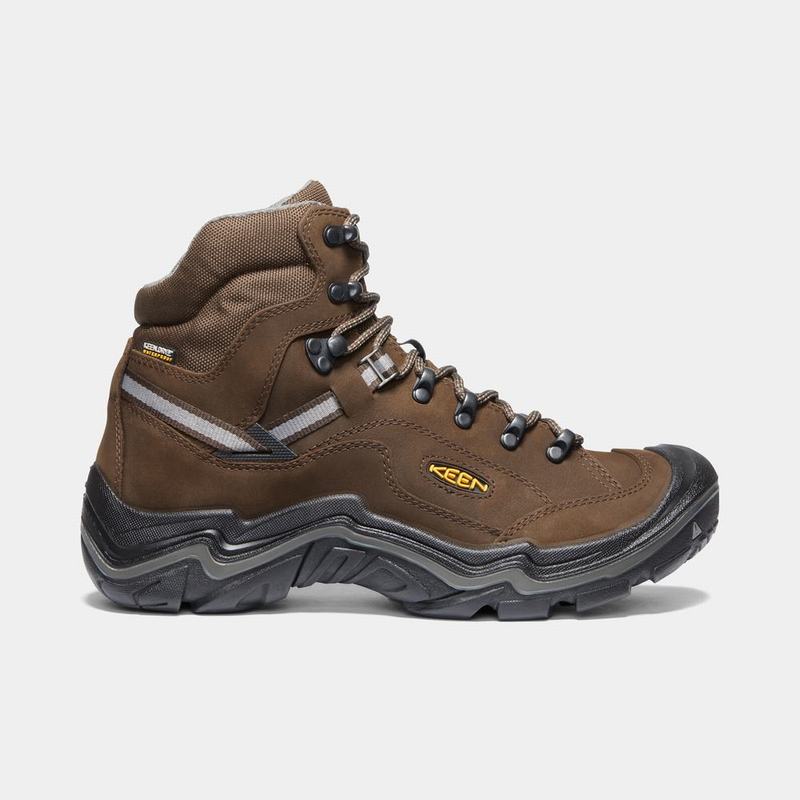 Botas De Montaña Keen Durand II Mid Waterproof Para Hombre Marrom - Botas Keen Mexico (197045-VBU)